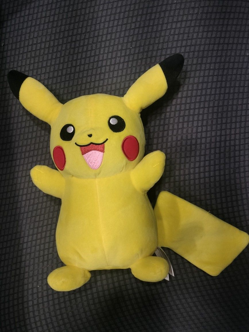 12" Tall Pikachu Plush Toy 2021 TM R Nintendo 