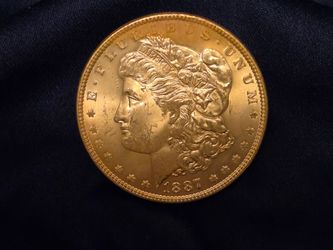 1887 - P Morgan Silver Dollar
