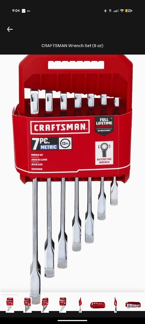 CRAFTSMAN Wrench Set
