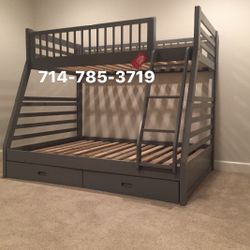 Twin/Full Bunk bed + 2 mattress 