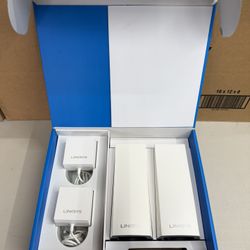 Linksys WHW03 V2 Velop Whole Home Mesh Wi-Fi  Router System 2 Pack White