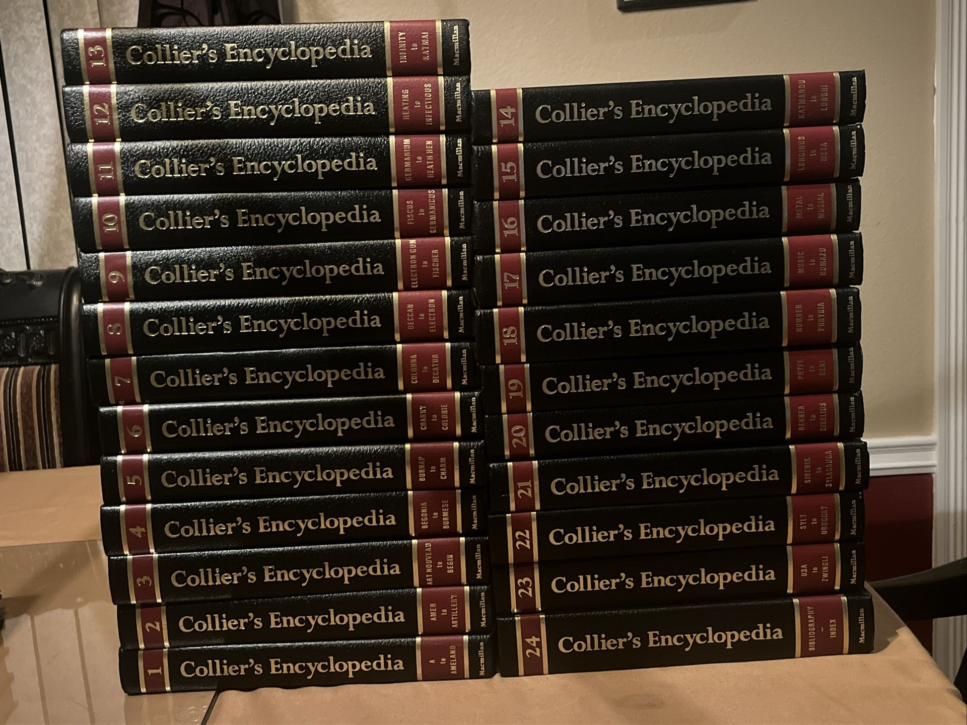 Collier's Encyclopedia Complete Set 24