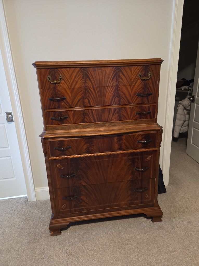 Antique Solid Wood Dresser