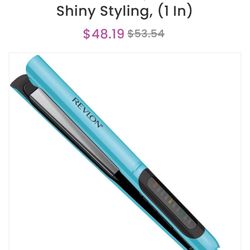 Revlon Lasting Brilliance Digital Hair Flat Iron | Fast, Smooth and Shiny Styling, (1 in)