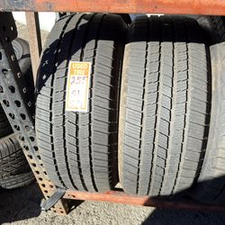 255/50/20 Two Used Tires 🛞 🦈