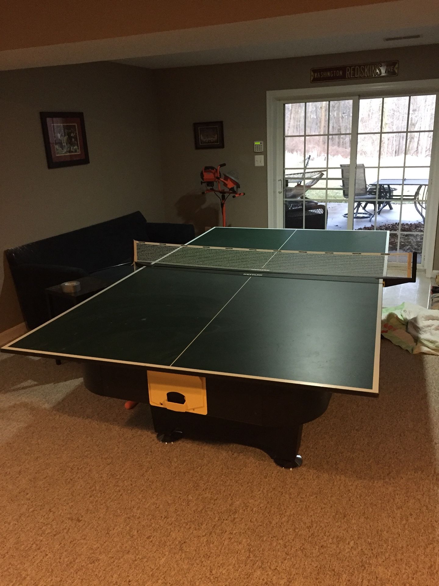 Kettler Air Hockey - Ping Pong Combo Table - Full Size