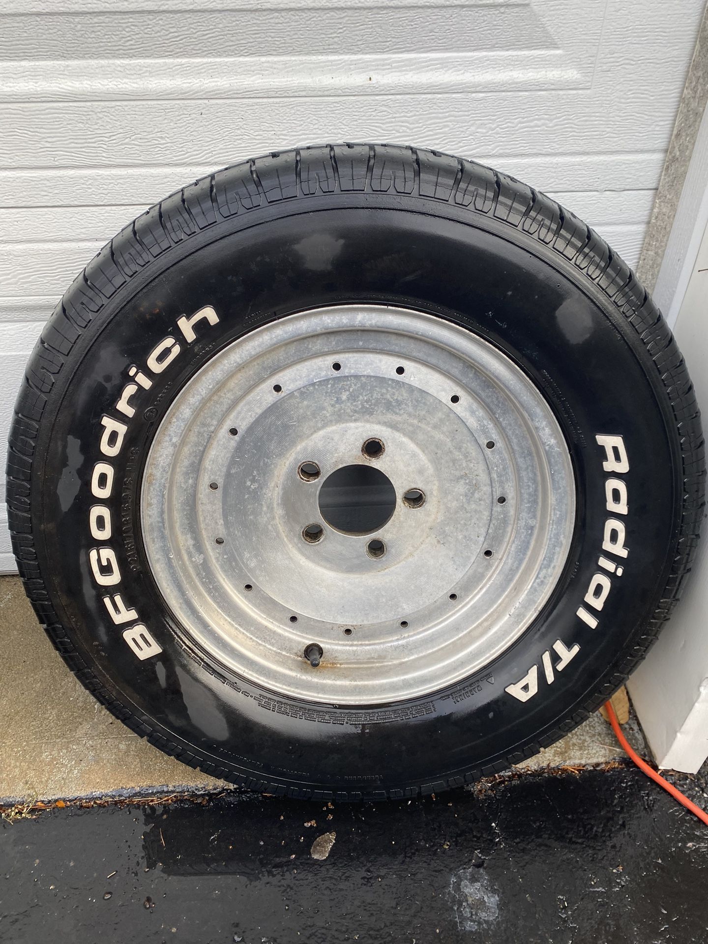 Set Of 4 BF Goodrich Tires 15” Unilug Aluminum Wheels ROLLERS for Sale