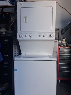 Kenmore laundry center washer and gas dryer heavy duty super capacity fully functional