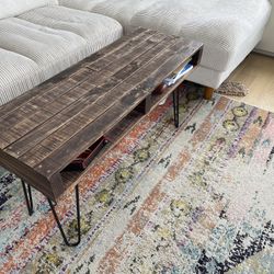 Sold Wood Coffee Table