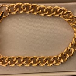 Gold Plated Designed Link Bracelets 
