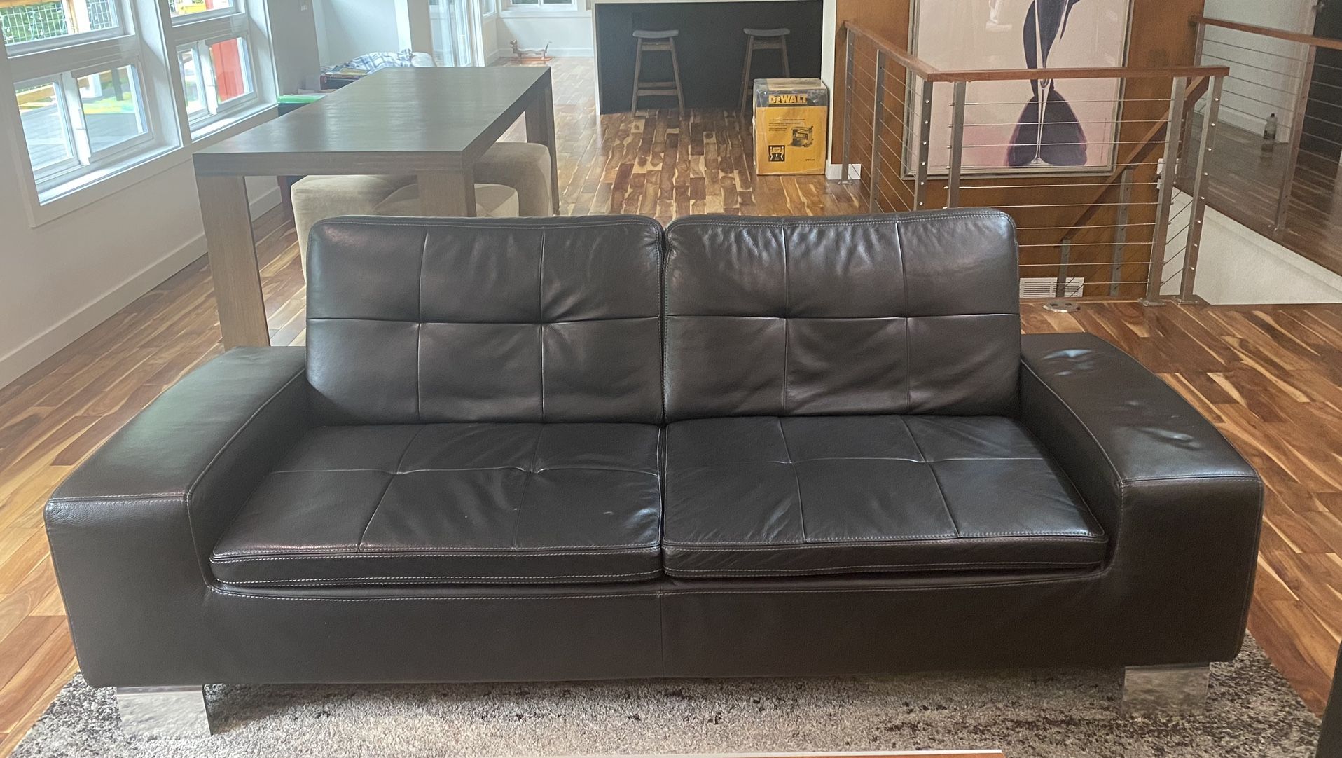 Francesca Leather Sofa
