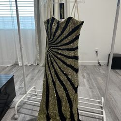 Glittery Sequin Formal Dress