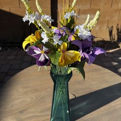 Lilly and Lilac Paper Flower Bouquet 