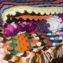 Vintage Crochet Blankets 