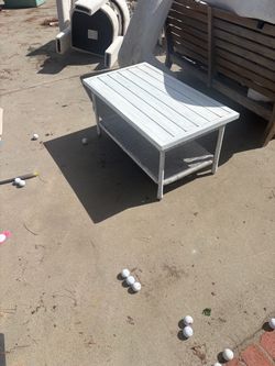 Outside coffee table