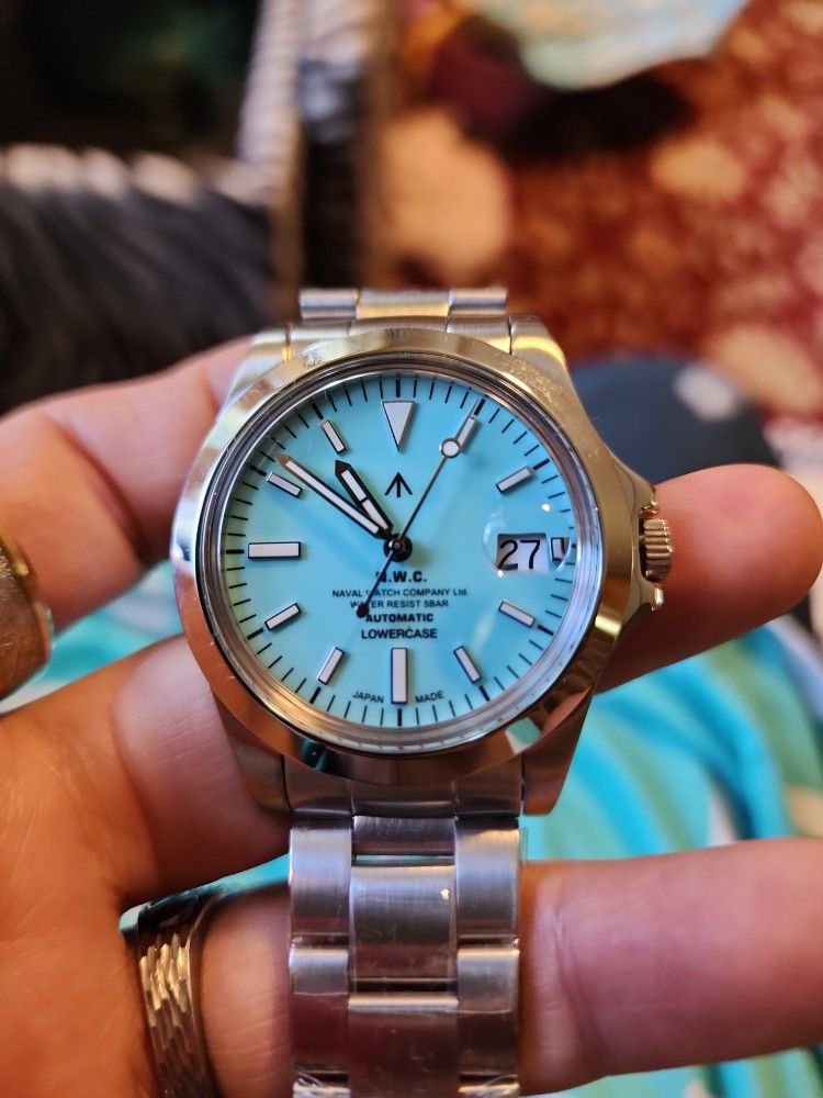 NAVAL WATCH CO TIFFANY COLOR AUTOMATIC JAPANESE WATCH