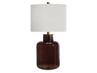 Mette Brown/Gold Glass Table Lamp (1/CN)