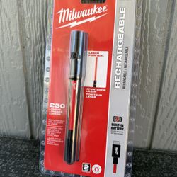 Milwaukee 250 Lumens Internal Rechargeable Penlight with Laser