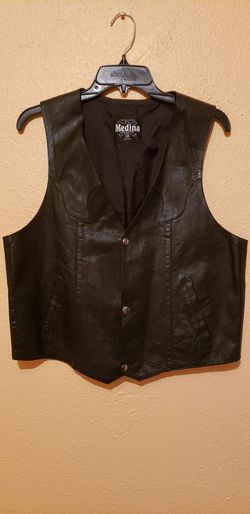 Leather vest