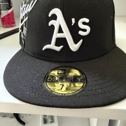 Oakland’s As fitted hat 
