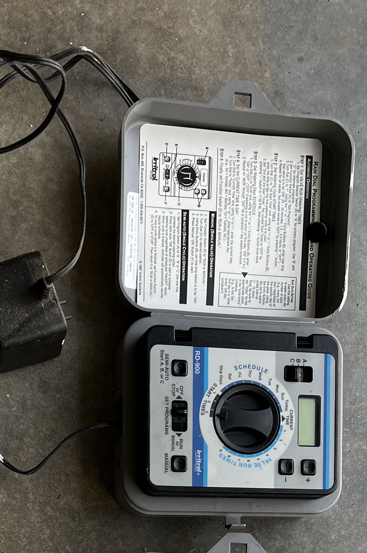 Rain Dial RD900 9 Station indoor irrigation controller