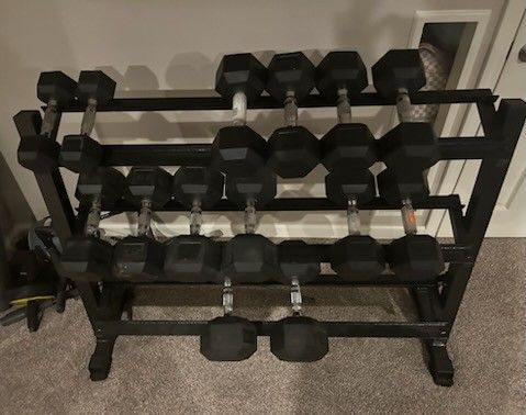 Set Of Dumbells Hexagon