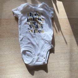 New Years Onesie For Baby 3-6m