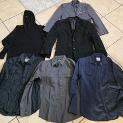 $5 Each Mens L Large Shirts Sport Coat Sweater Button 