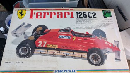 Ferrari 126C2 model car toy