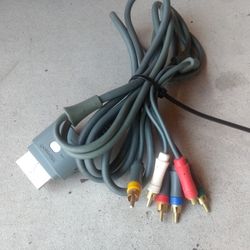 Xbox 360 Component AV Cable Audio Video