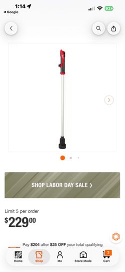 Milwaukee Cordless transfer  pump Pole Tool