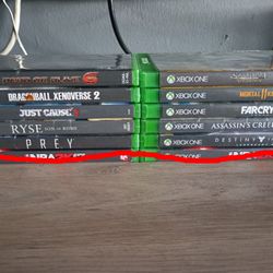 Xbox One Games Lot
