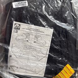 New Mopar All Weather Mats - Jeep Wrangler & Jeep Gladiator