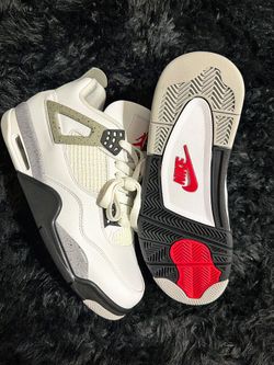 Jordan 4 White cemento