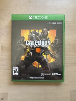 Call Of Duty Black Ops 4 Xbox One Game