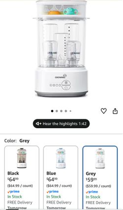 Grownsy bottle sterilizer and dryer