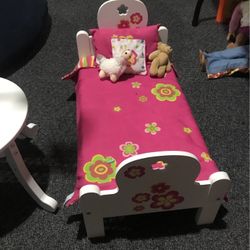 Doll Bed, armoire, and Table/chairs Set