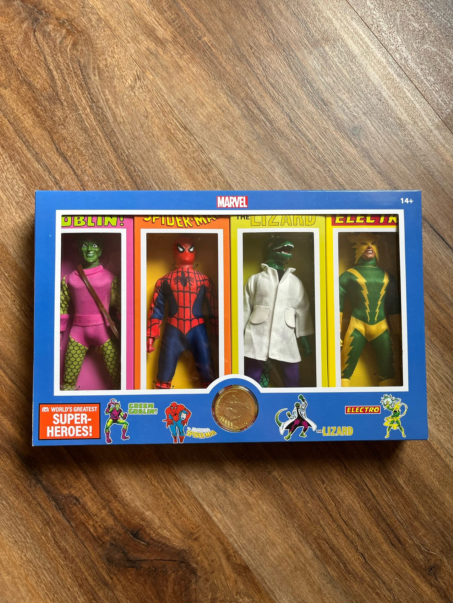 Disney Spider-Man Mego 8" Action Figure Set World's Greatest Super Heros