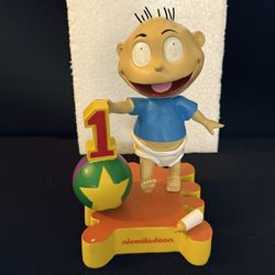 Tommy Pickles Rare Collectible bobblehead figure from the animated series Rugrats. "HAPPY ONE YEAR WORK ANNIVERSARY!"