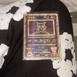 Ancient Mew Rare Holo Movie Promo Pokémon Card