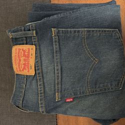 Levi’s 505™ Regular Men’s Jeans – Medium/Dark Wash (36x30)