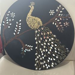 Beautiful Golden Peacock