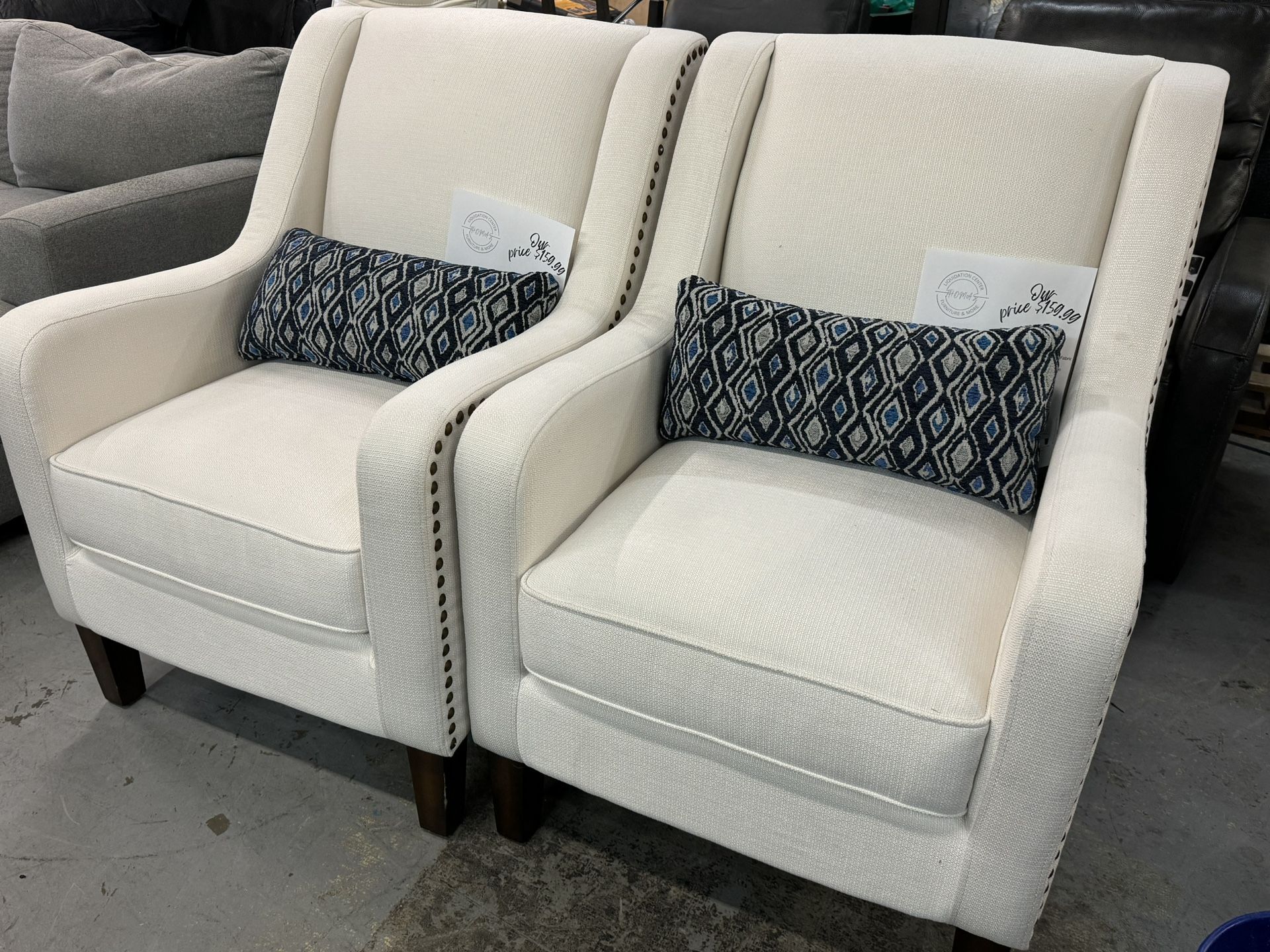 White Accent Chair New $159.99 Each!