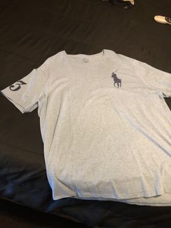 Light blue polo T shirt XL