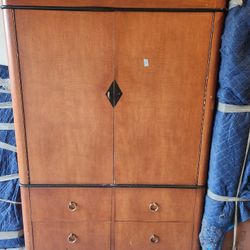 Armoire And Dresser With Mirror