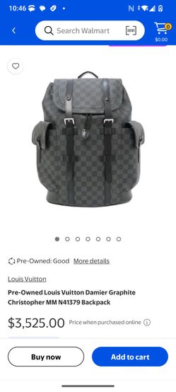 Louis Vuitton Damier Graphite Backpack