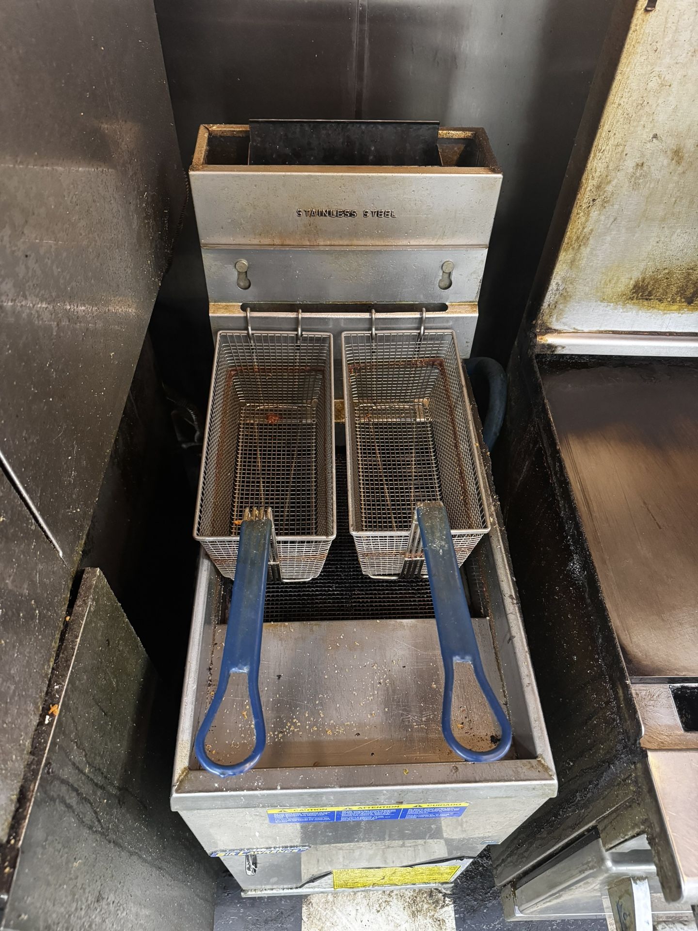 Double Tray Gas Fryer