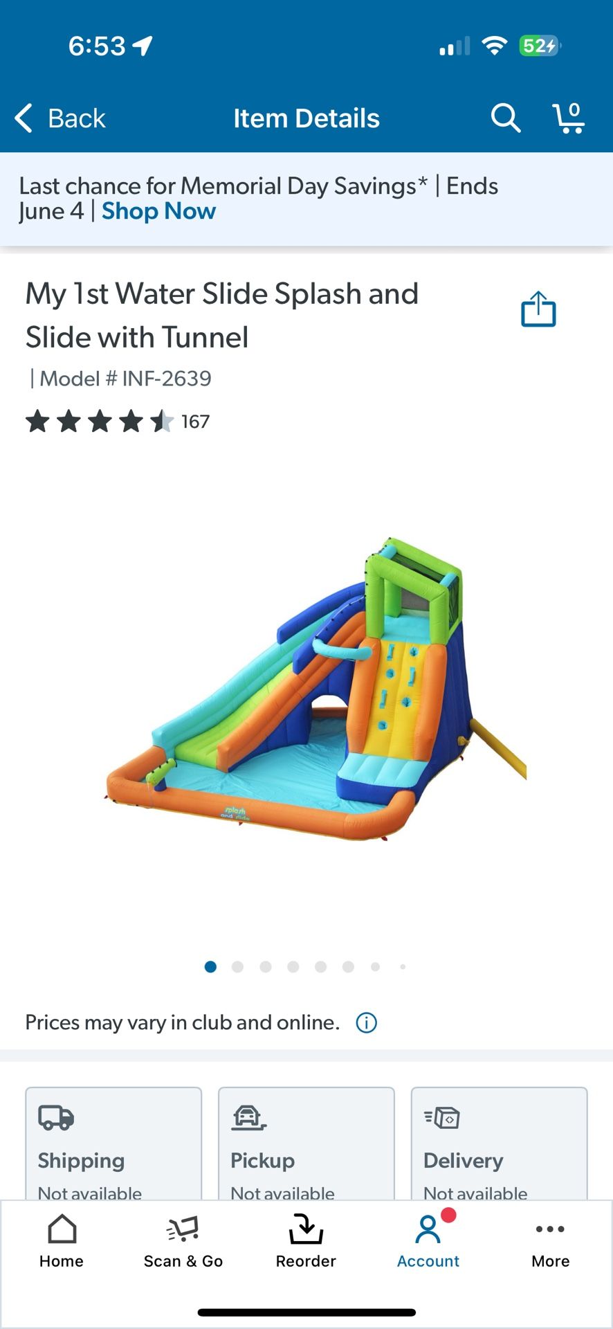 My 1st Water Slide Splash and Slide With Tunnel