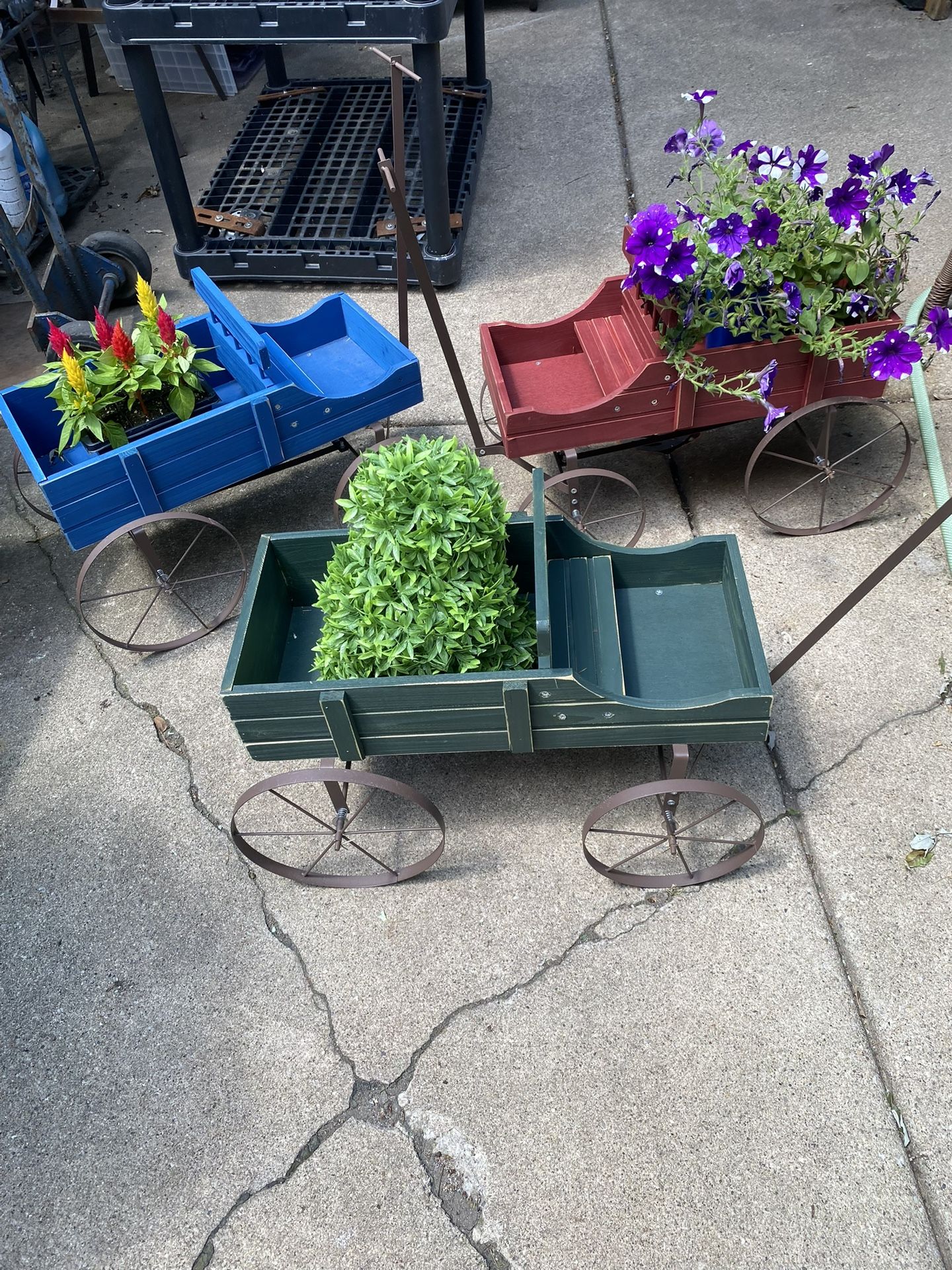 Garden Flower Planter Wagon $45 $40 $35 OBO