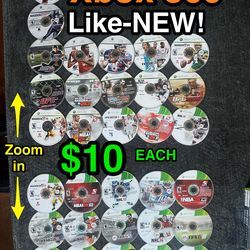 🎮 Like-NEW Xbox 360 Games 🎮 $10 ea